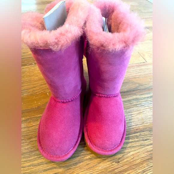 UGG Other - NWT- vintage original AUS UGG toddler girls boots with bows